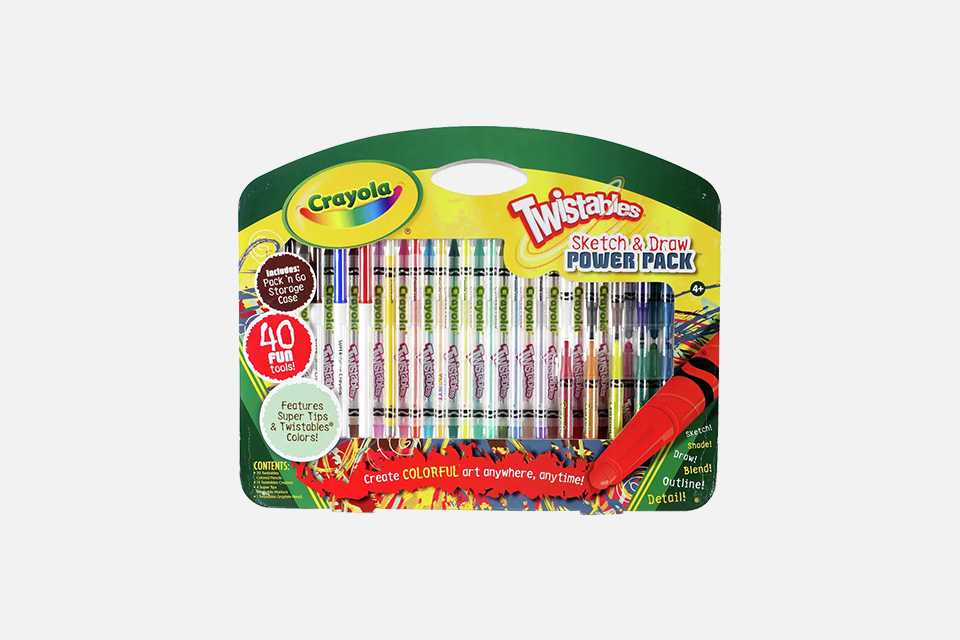 A Crayola Twistables Sketch and Draw Set.