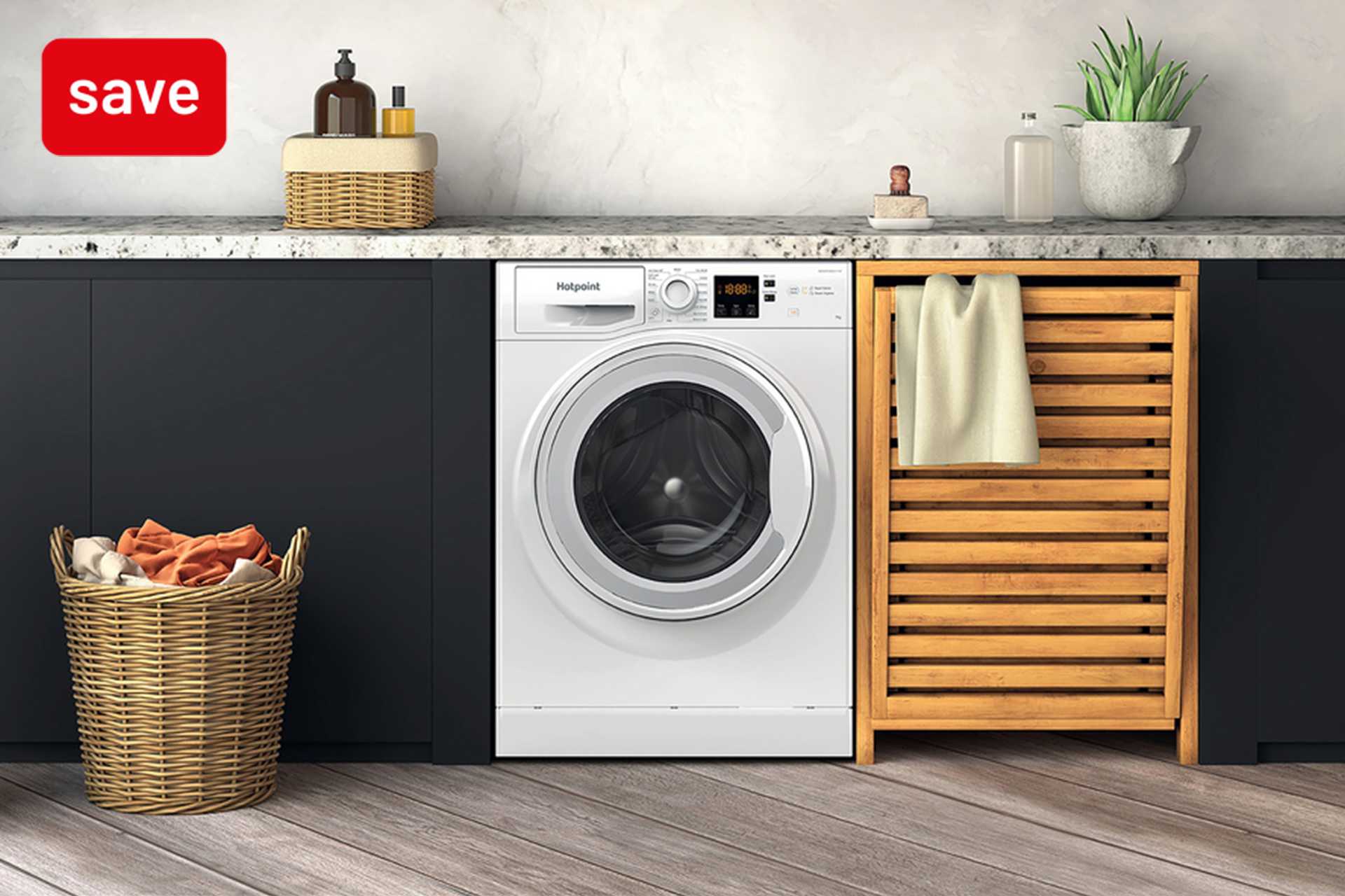 Save up to £50 on selected laundry & dishwasher appliances.