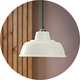 Metal lampshades.