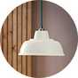 Metal lampshades.