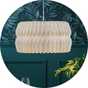 Paper lampshades.
