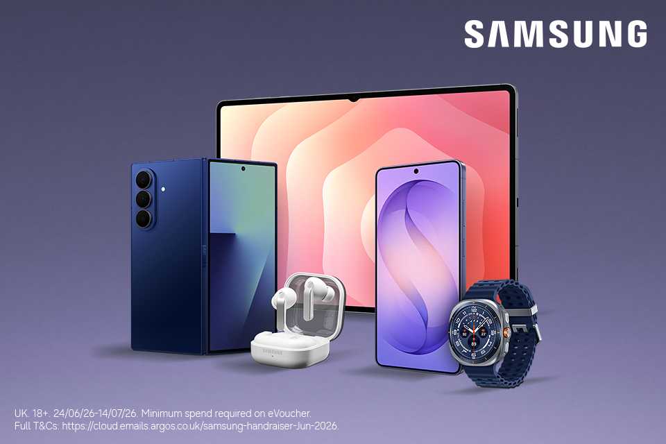Chance to win £1000 eVoucher. Register for Samsung updates. T&Cs apply.
