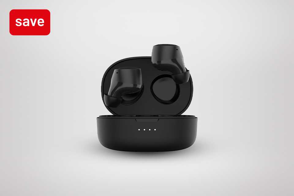 Save 25% on Belkin Soundform Bolt TWS Earbuds Black.