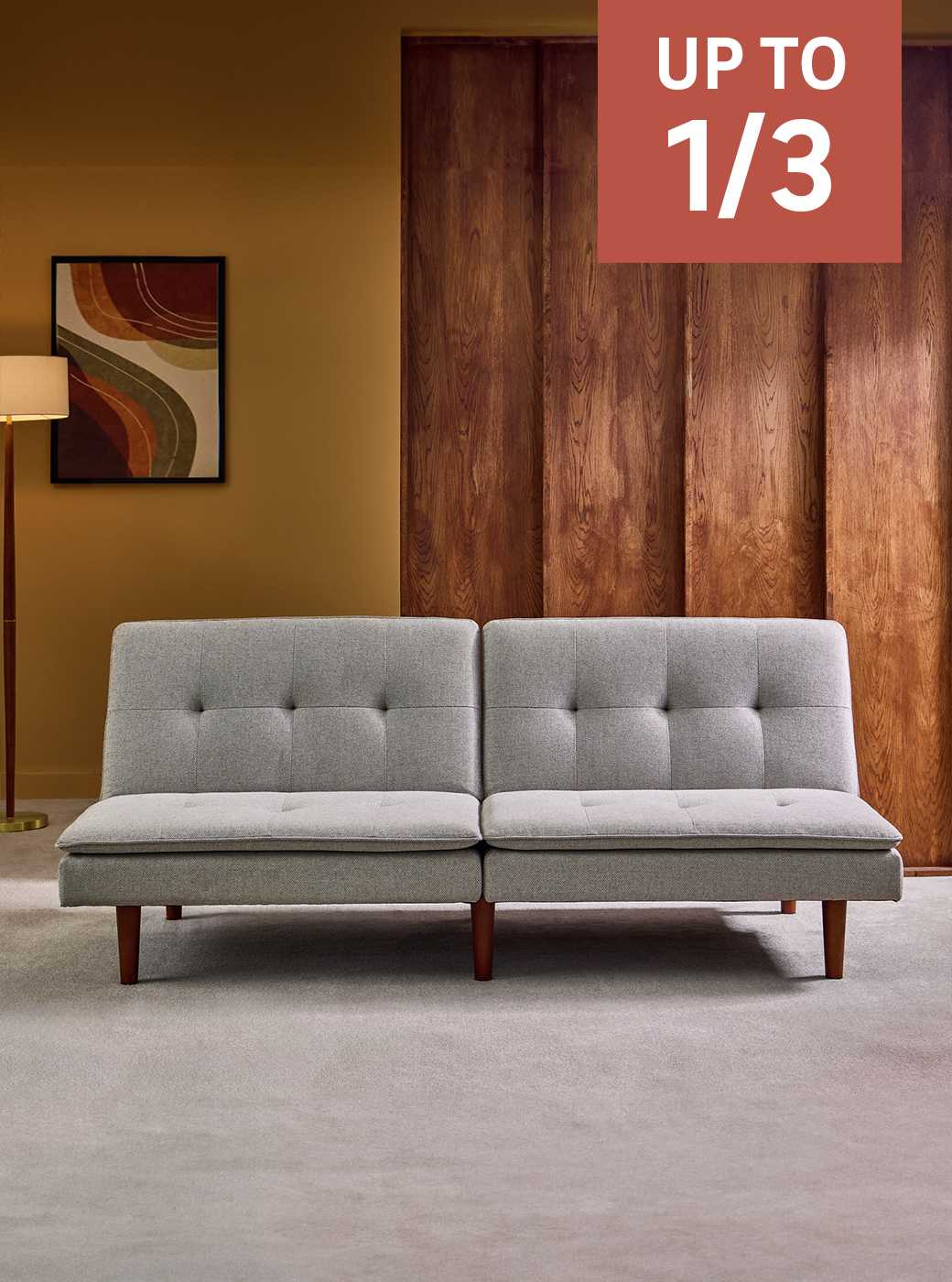 Save up to 1/3 on selected living room furniture.