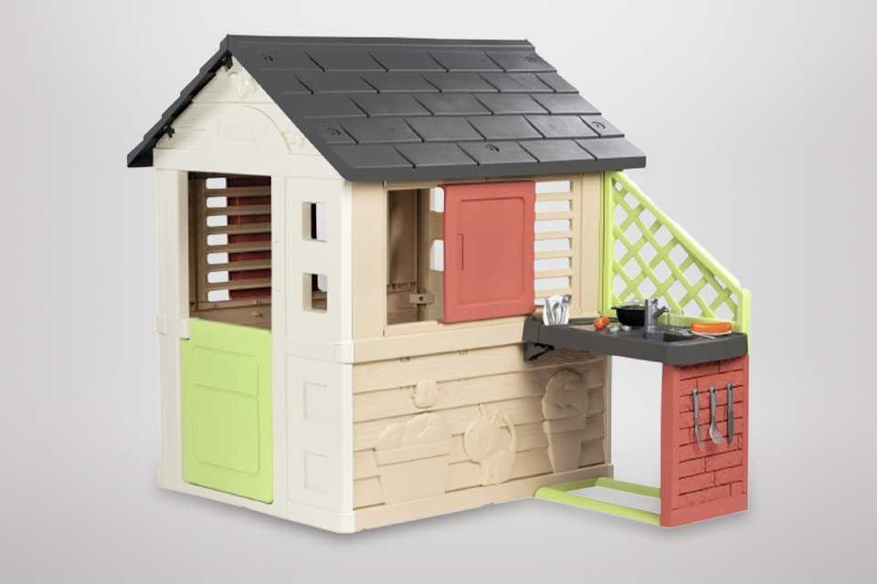 A SMOBY LIFE nature playhouse and kitchen.