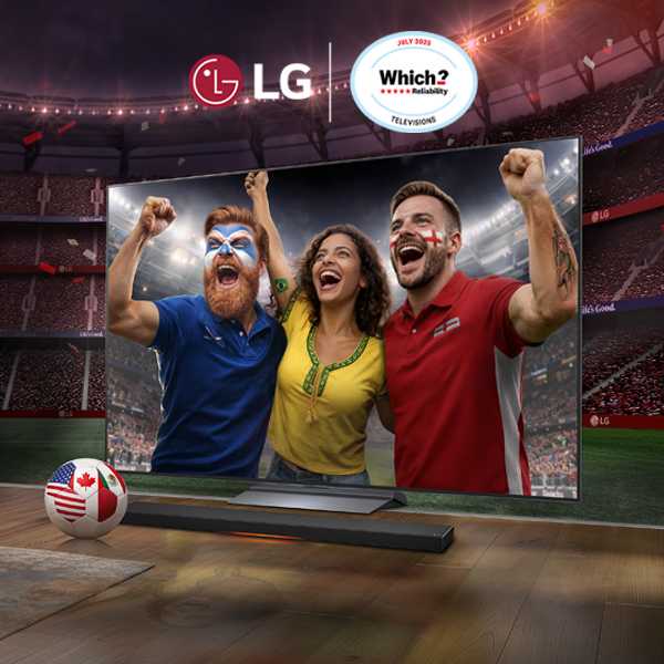Up to £100 gift card on selected LG TVs. T&Cs apply.