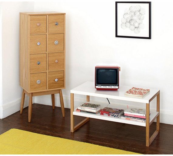 Buy Habitat Kilo Metal 2 Tier AV Unit White at Argos.co.uk Your