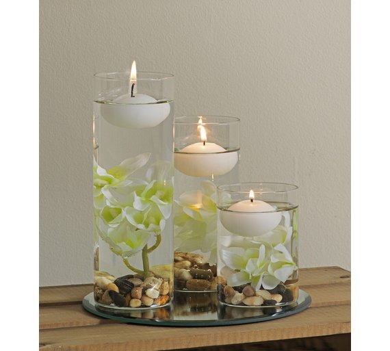Buy Collection Eden Floating Candle Garden Set of 3 at Argos.co.uk