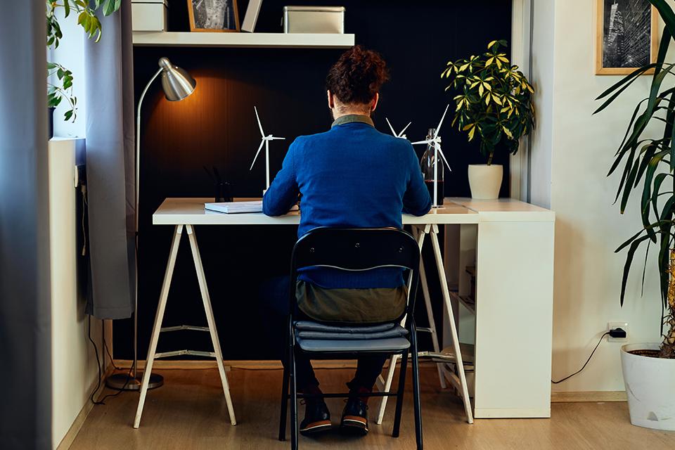 Here's our top tips for taking care of yourself when working from home.