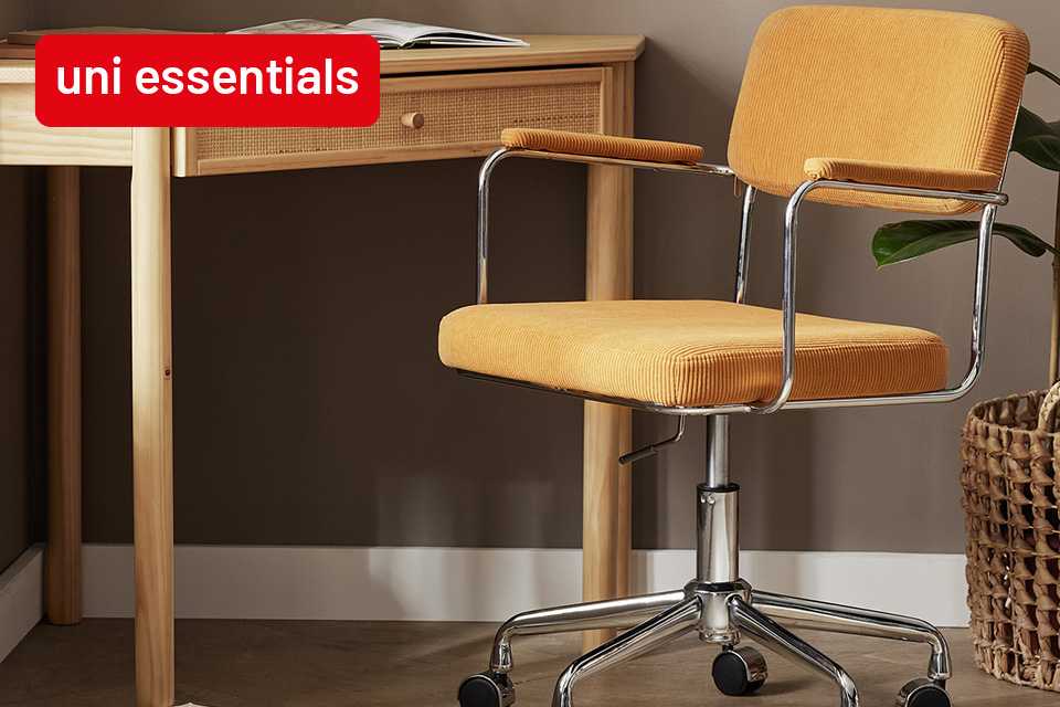 Save 20% on selected uni furniture when you spend £100