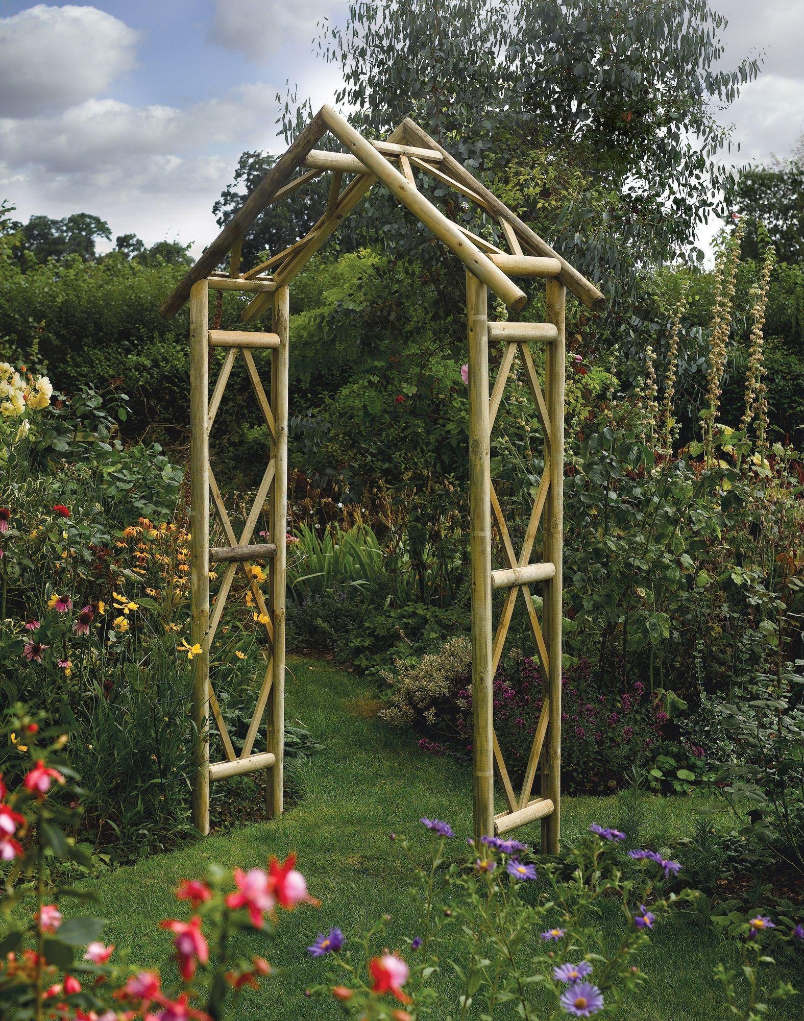 Rustic Garden Arch. Review