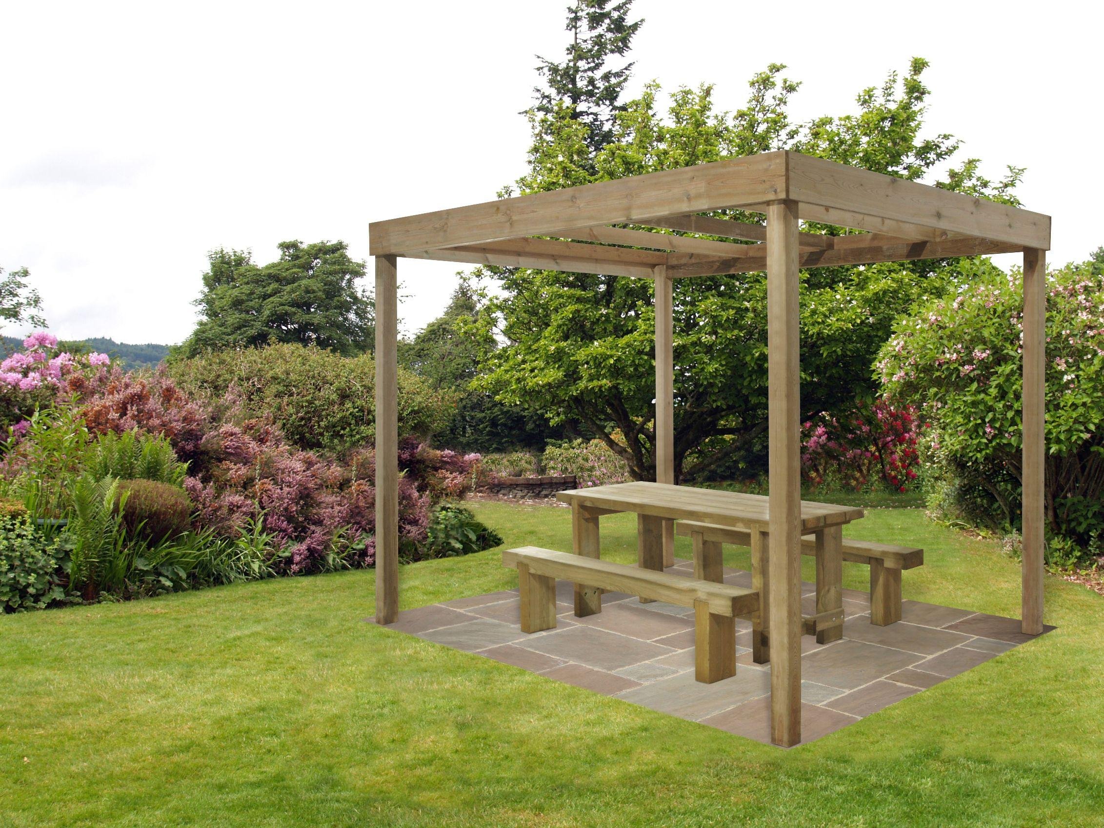 Forest Dining Pergola without Panels. Review