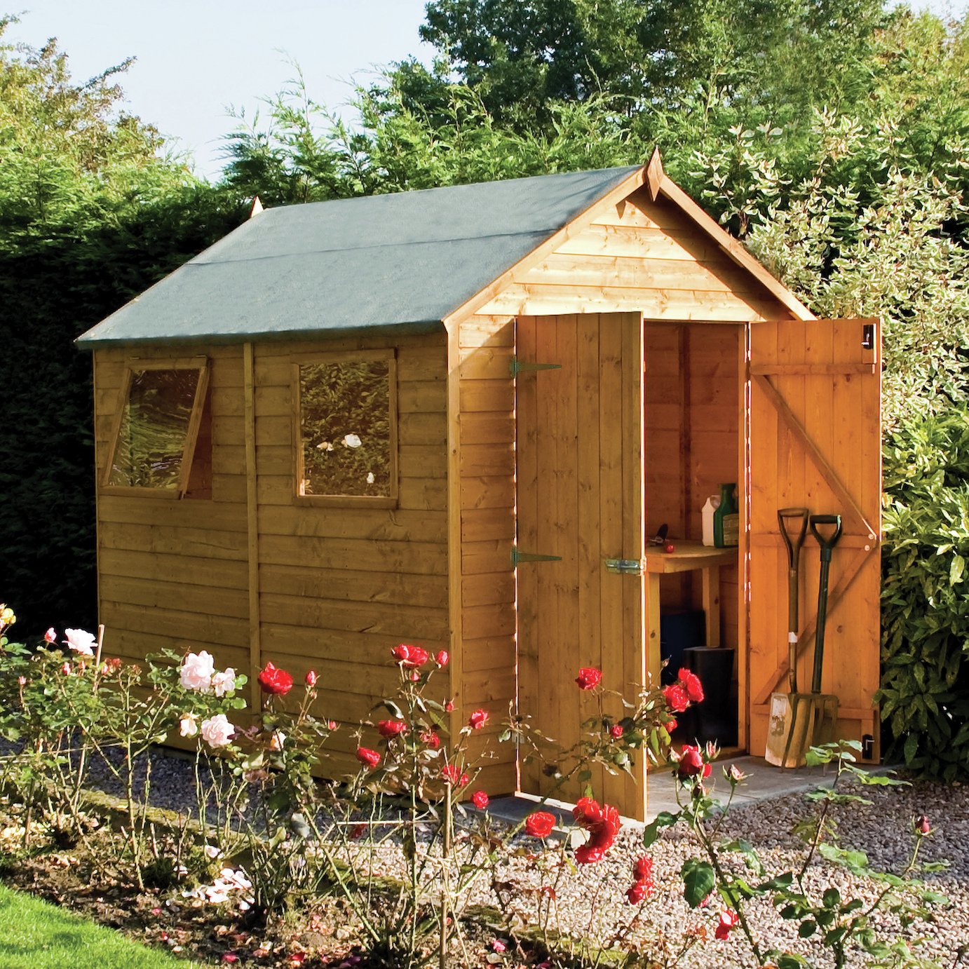 Rowlinson Premier Shiplap Wooden Shed - 8 x 6ft Review