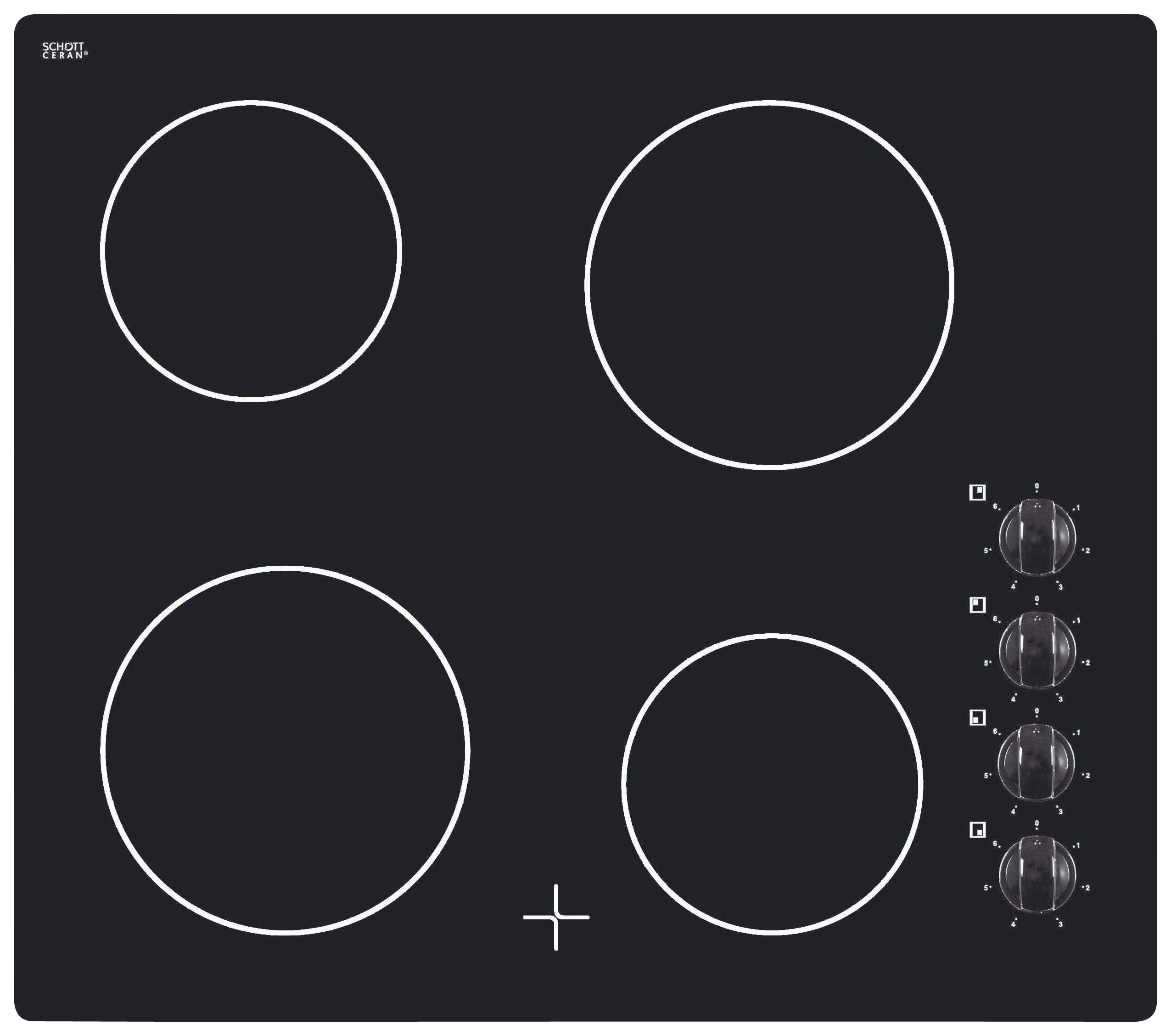 Bush A60CK 60cm Ceramic Hob- Black/Store Pick Up review