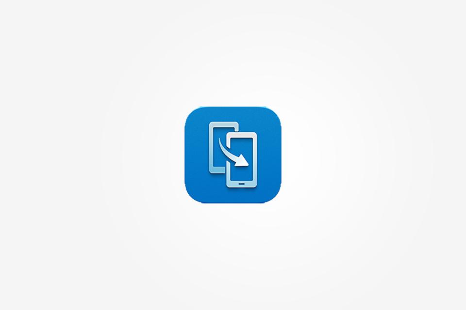 Huawei Phone Clone symbol, showing 2 phones and an arrow.