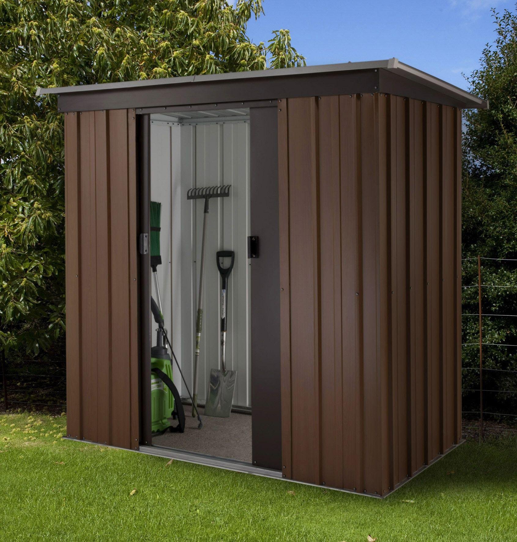 Yardmaster Woodgrain Tall Metal Shed - 7 x 4ft Review