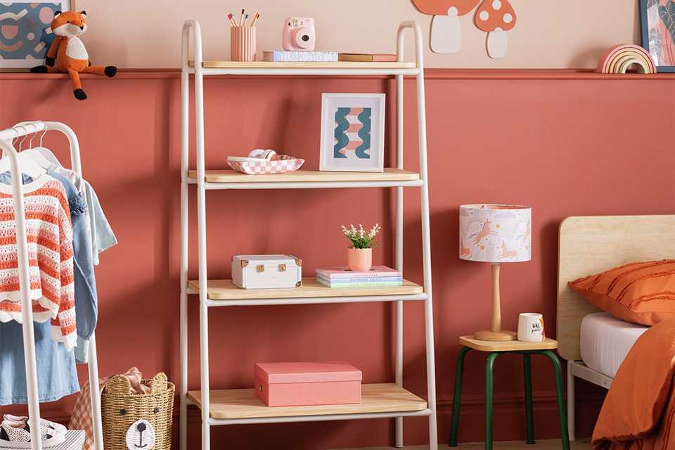 Habitat Kids Monty Standing Tall Bookcase - Light Grey.