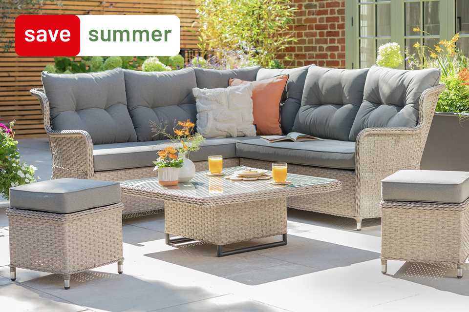 Turn up the Summer. Enjoy up to 25% off selected outdoor living & garden upgrades.