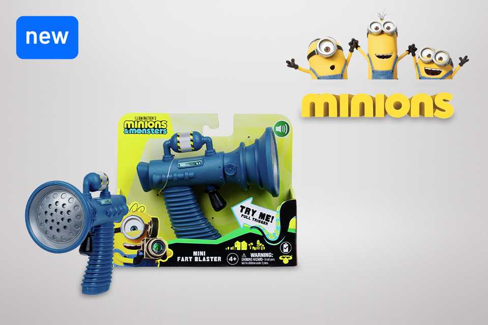 Shop minions and monsters movie toys. The most iconic, animated characters!