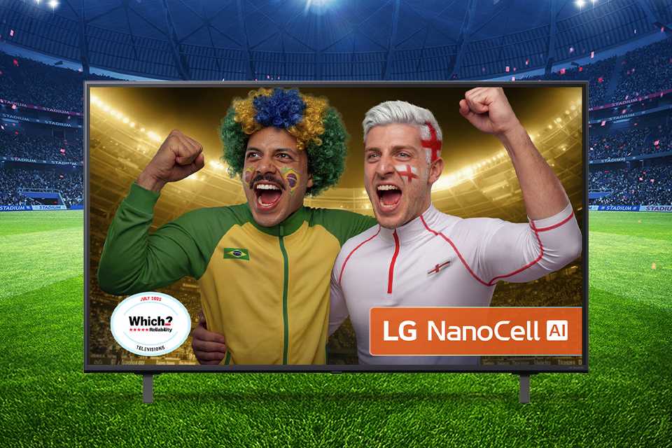 Save 10% on selected LG TVs with code LG10.