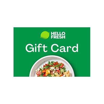 Hello Fresh gift card.