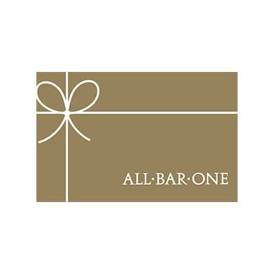 All Bar One gift card.