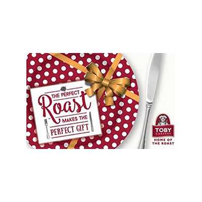 Toby Carvery gift card.