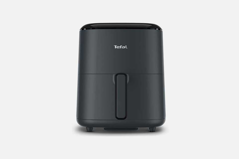 A grey Tefal Easy Fry Max EY245B40 5L air fryer.