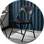 Folding chairs.