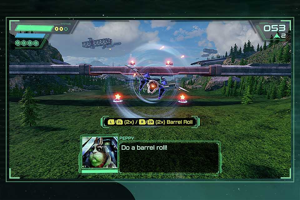 A screengrab from Star Fox Nintendo Switch 2 Game.