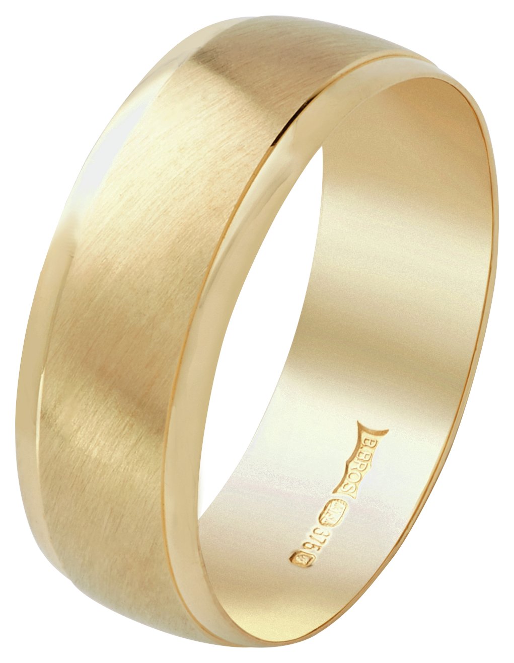 Revere 9ct Gold Satin Finish Wedding Ring review