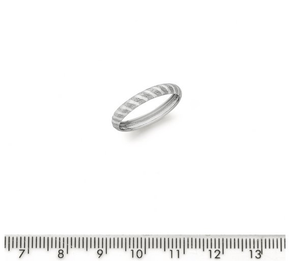 Buy 9ct White Gold Diamond Cut & Satin Twist Wedding Ring 3mm at Argos.co.uk Your Online