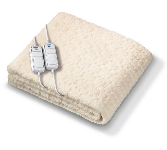 Buy Monogram Komfort Fitted Dual Control Heated Blanket Double at