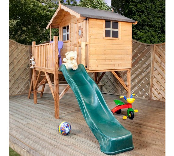 Buy Mercia Tulip Playhouse with Tower and Slide at Argos.co.uk Your