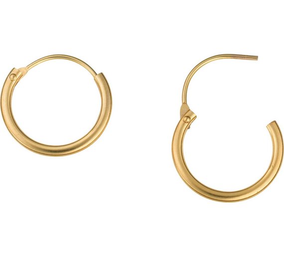 Buy 9ct Gold Hinged Hoop Earrings at Argos.co.uk Your Online Shop for