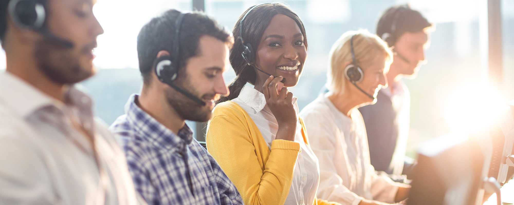 Wellbeing contact centre.