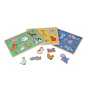 Wooden puzzles.