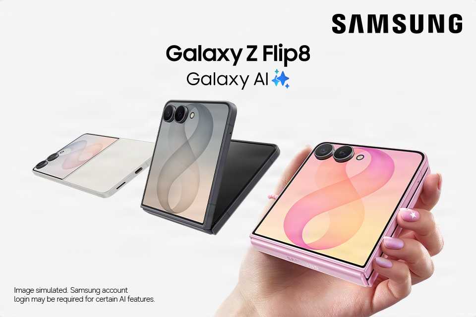 Claim a free clear magnet case worth £39.99 when you buy a Galaxy Z Flip8. Save 30% off selected Galaxy Watches and Galaxy Buds when bought with the the new Galaxy devices. T&Cs Apply.