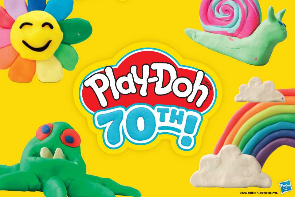 70th Anniversary of Play-Doh. Shaping imaginations everyday!