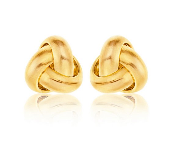 Buy 9ct Gold Triple Knot Stud Earrings at Argos.co.uk Your Online