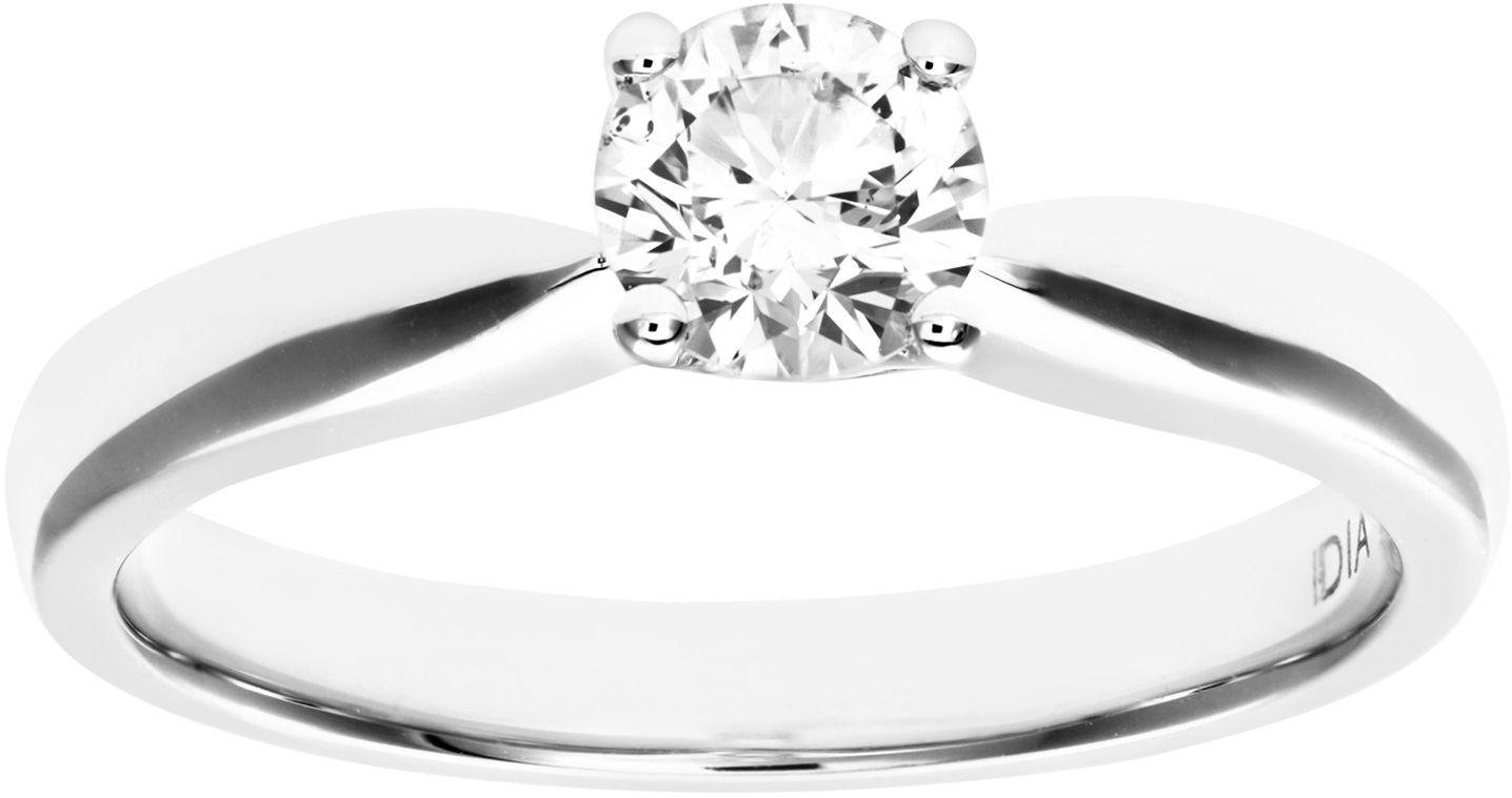 Everlasting Love 18 Carat W Gold 1/2ct Diamond Solitaire Ring review