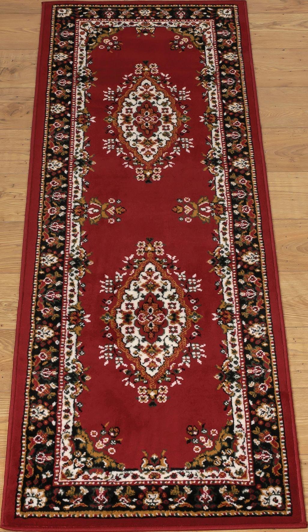 Buy Argos Home Bukhura Traditional Runner 200 x 67cm Red Rugs and