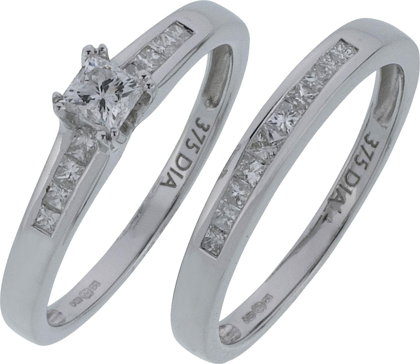 Everlasting Love 9ct W Gold 0.5ct Diamond Bridal Set review