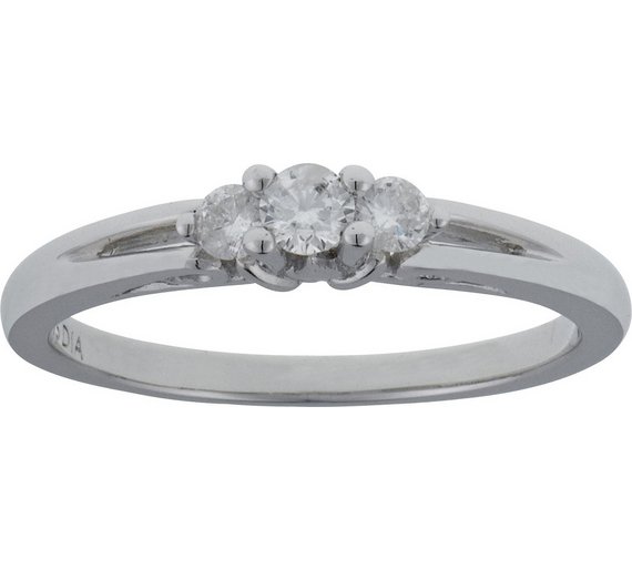 Buy Everlasting Love 9ct White Gold 0.50ct tw Diamond Bridal Set at