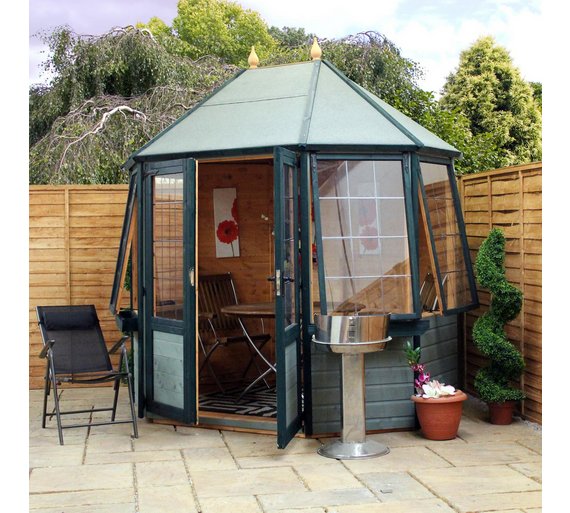 Buy Mercia Octagonal Wooden Summer House 8 x 6ft at Argos.co.uk Your