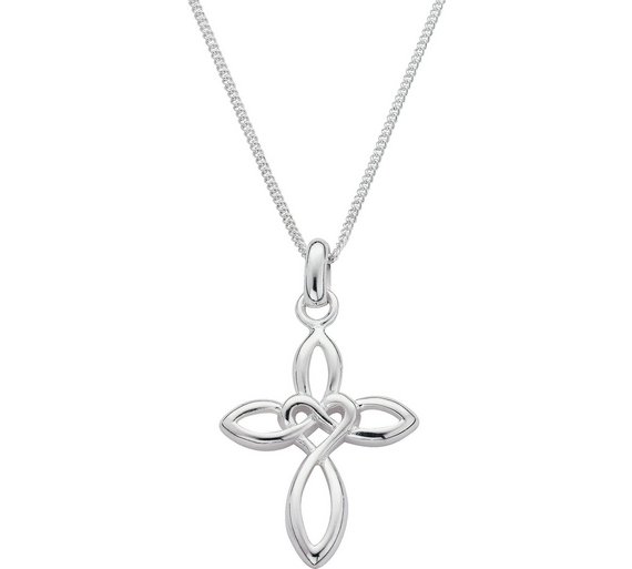 Buy Sterling Silver Celtic Style Cross Pendant at Argos.co.uk Your