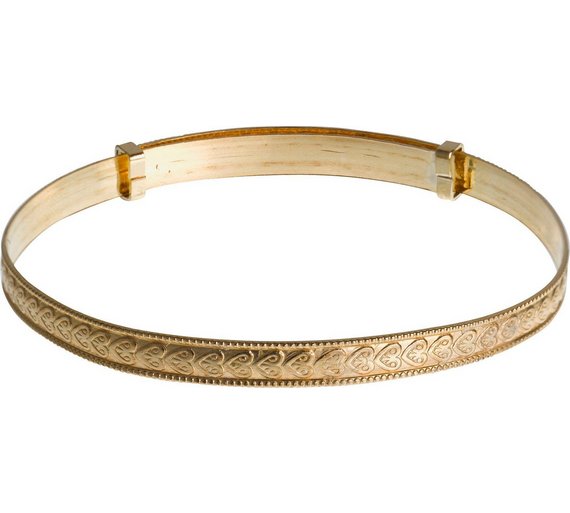 Buy 9ct Rolled Gold Heart Design Expander Bangle at Argos.co.uk Your