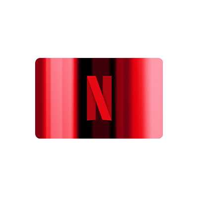 Netflix 25 GBP gift card.