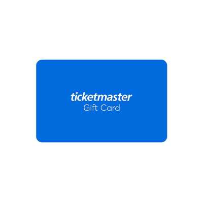 Ticketmaster gift card.