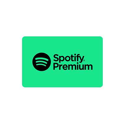 Spotify Premium gift card.